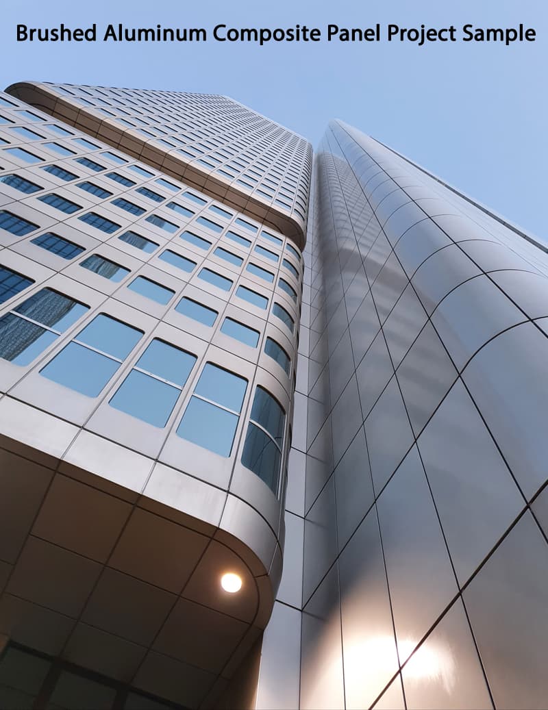 Alucoworld Brushed ACP Sheet Project Sample