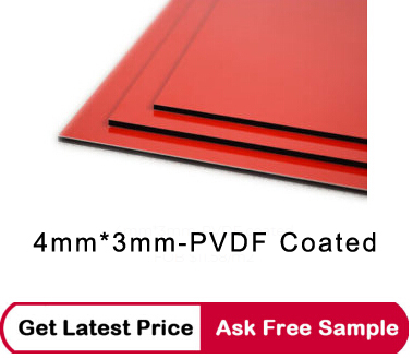 red PVDF acp panel latest price